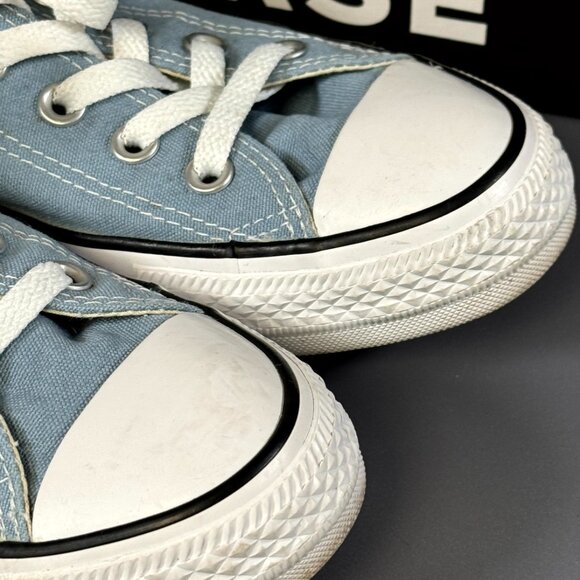Converse Chuck Taylor All Star Low Washed Denim Sneakers Men’s 7.5 Women’s 9.5 w - Picture 8 of 10